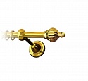 Карниз металлический Ø19мм EM146 золото Труба гладкая 1-ряд