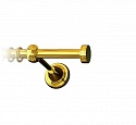 Карниз металлический Ø16мм EM249 золото Труба гладкая 1-ряд