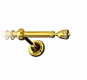 Карниз металлический Ø19мм EG240 золото Труба гладкая 1-ряд