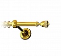 Карниз металлический Ø16мм EG239 золото Труба гладкая 1-ряд